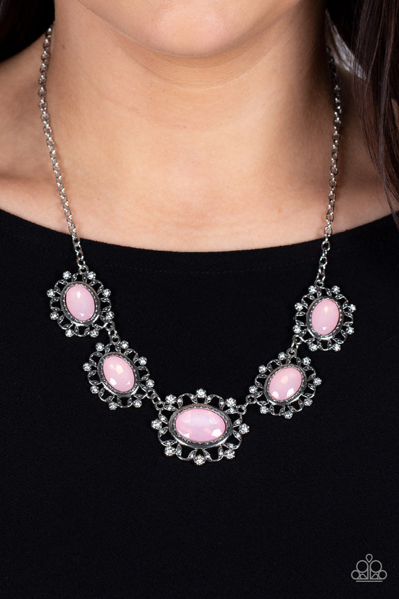 Meadow Wedding - Pink Necklace - Paparazzi Accessories
