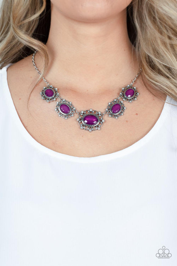 Meadow Wedding - Purple Necklace - Paparazzi Accessories