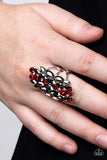 Smoky Smolder - Red Ring - Paparazzi Accessories