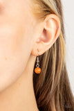Elemental Energy - Orange Necklace - Paparazzi Accessories