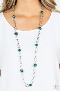 Fundamental Fashion - Green Necklace - Paparazzi Accessories