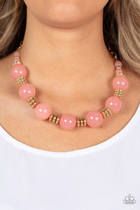 Race to the POP - Pink Necklace - Paparazzi Accessories