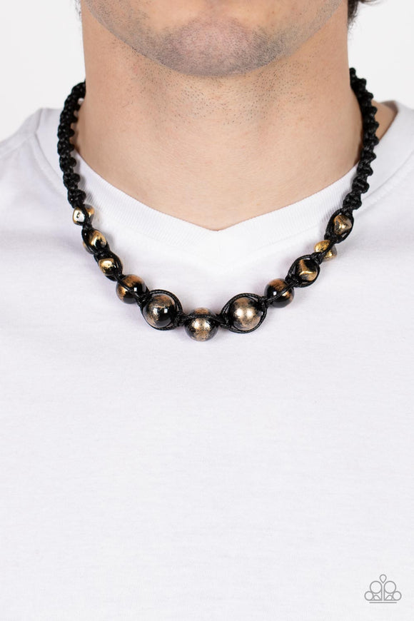 Loose Cannon - Gold Necklace - Paparazzi Accessories