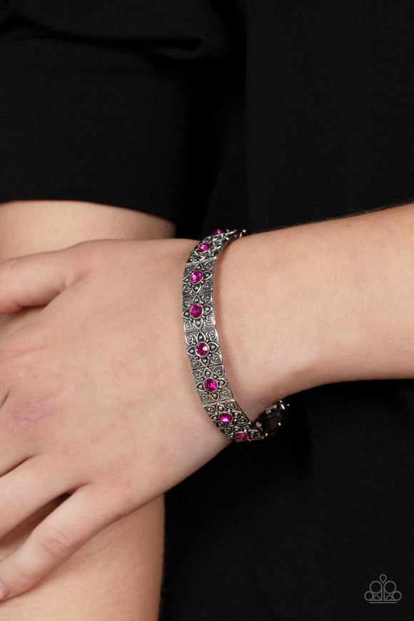 Venetian Valentine - Pink Bracelet - Paparazzi Accessories