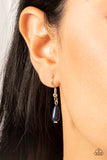 Secret GARDENISTA - Blue Necklace - Paparazzi Accessories