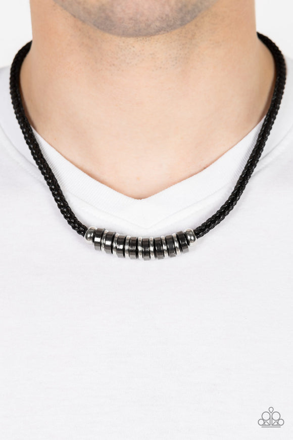 Primitive Prize - Black Necklace - Paparazzi Accessories