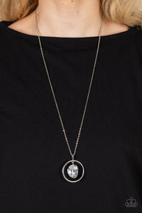 Hands-Down Dazzling - Silver Necklace - Paparazzi Accessories
