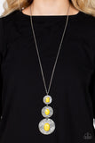 Talisman Trendsetter - Yellow Necklace - Paparazzi Accessories