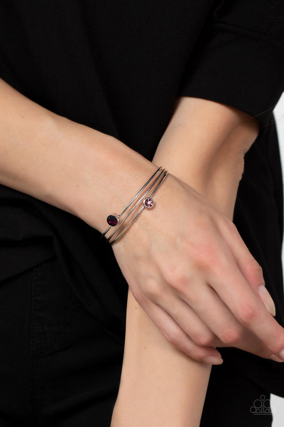 Your PALACE or Mine? - Purple Bracelet - Paparazzi Accessories