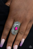 Sagebrush Sea - Pink Ring - Paparazzi Accessories