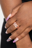 Engagement Party Posh - Copper Ring - Paparazzi Accessories