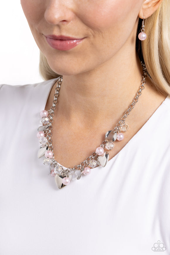True Loves Trove - Pink Necklace - Paparazzi Accessories