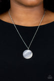 Oceanic Eclipse - Silver Necklace - Paparazzi Accessories