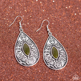 Two PERENNIALS in a Pod - Green Earrings - Paparazzi Accessories