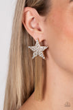Superstar Solo - Gold Post Earrings - Paparazzi Accessories