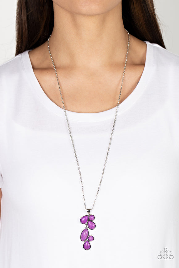 Wild Bunch Flair - Purple Necklace - Paparazzi Accessories