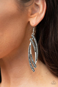 Twinkle for Two - Silver Earrings - Paparazzi Accessories