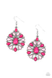 lively-luncheon-pink-earrings-paparazzi-accessories