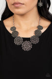 Basketful of Blossoms - Silver Necklace - Paparazzi Accessories