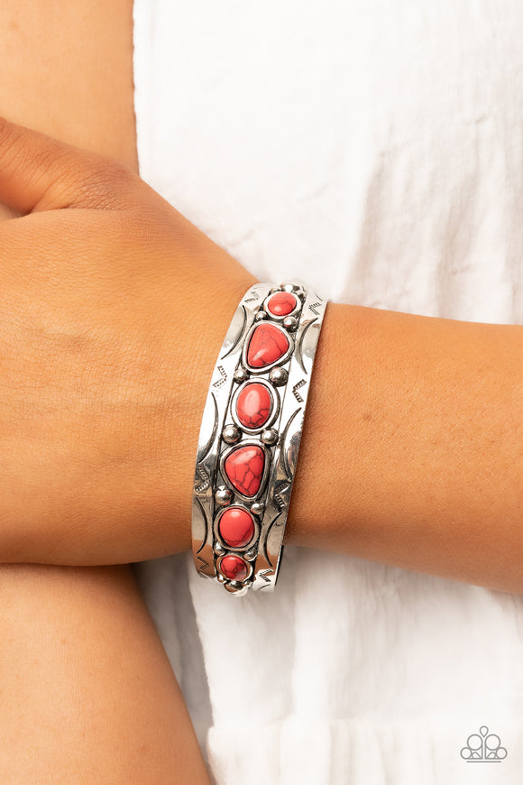 Saguaro Sultan - Red Bracelet - Paparazzi Accessories