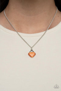 Gracefully Gemstone - Orange Necklace - Paparazzi Accessories