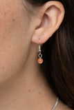 Gracefully Gemstone - Orange Necklace - Paparazzi Accessories