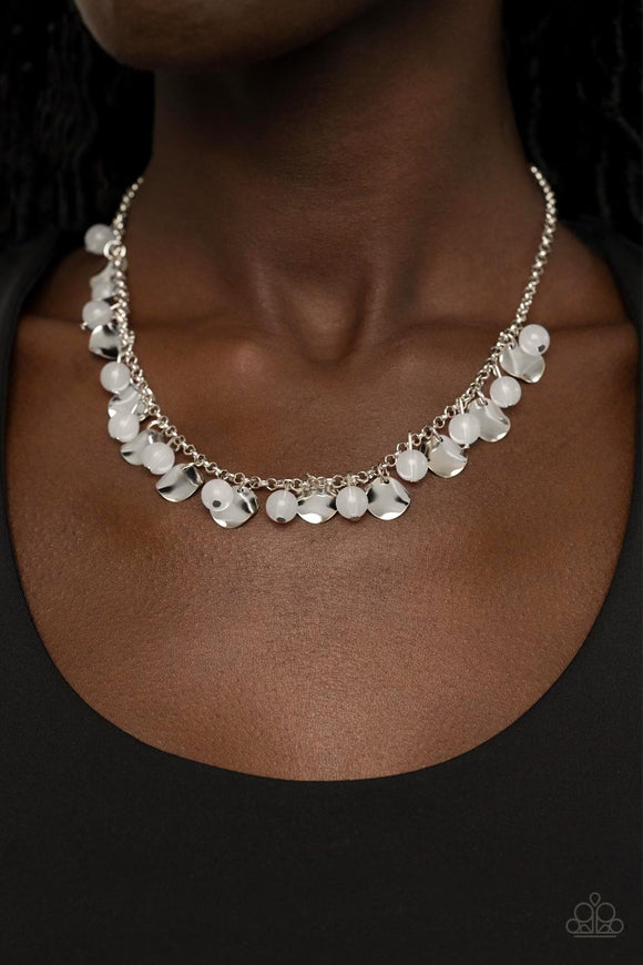 Having a Wonderful CHIME - White Necklace - Paparazzi Accessories