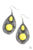 prima-donna-diva-yellow-earrings-paparazzi-accessories