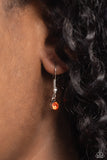 Minimal EFFORTLESS - Orange Necklace - Paparazzi Accessories