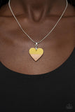 You Complete Me - Yellow Necklace - Paparazzi Accessories