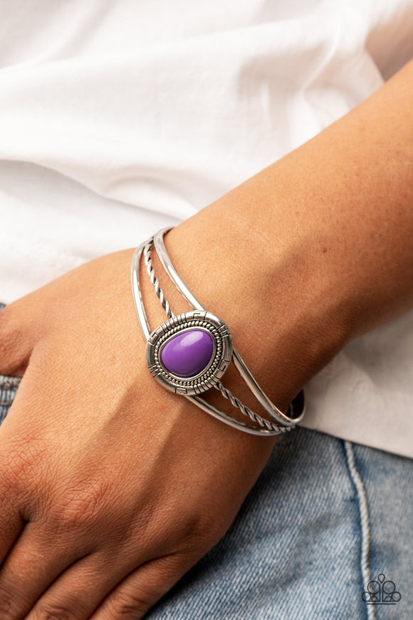 Ethereal Enthusiast - Purple Bracelet - Paparazzi Accessories