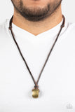 Winslow Wrangler - Brass Necklace - Paparazzi Accessories