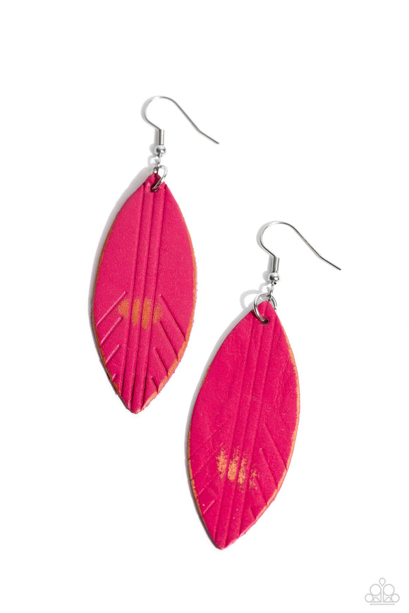 leather-lounge-pink-earrings-paparazzi-accessories