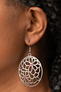 Meadow Maiden - Pink Earrings - Paparazzi Accessories