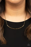 Collar Poppin Sparkle - Brass Necklace - Paparazzi Accessories