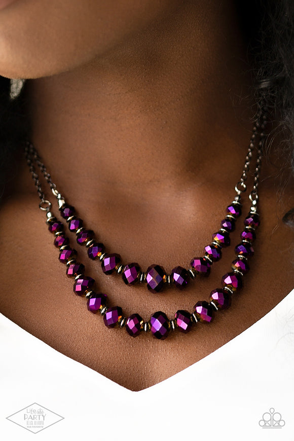 Strikingly Spellbinding - Purple Necklace - Paparazzi Accessories