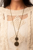 Meet Me At The Garden Gate - Brass Necklace - Paparazzi Accessories