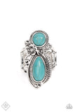 southern-nirvana-blue-ring-paparazzi-accessories