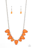 pampered-poolside-orange-necklace-paparazzi-accessories