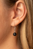 Mojave Moon - Black Necklace - Paparazzi Accessories
