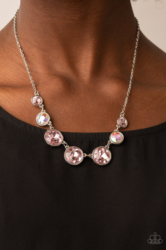 Pampered Powerhouse - Pink Necklace - Paparazzi Accessories