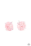 bunches-of-bubbly-pink-post earrings-paparazzi-accessories