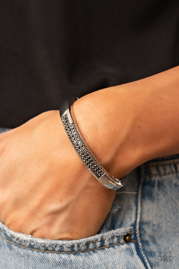 Chart-Topping Twinkle - Silver Bracelet - Paparazzi Accessories