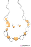 geo-queen-yellow-necklace-paparazzi-accessories