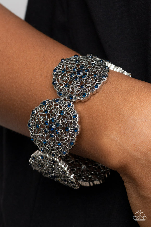 All in the Details - Blue Bracelet - Paparazzi Accessories