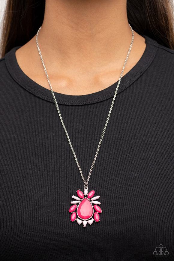 Indie Icon - Pink Necklace - Paparazzi Accessories