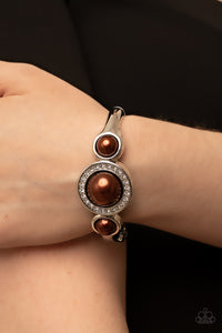 Debutante Daydream - Brown Bracelet - Paparazzi Accessories