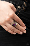 Galactic Governess - Purple Ring - Paparazzi Accessories