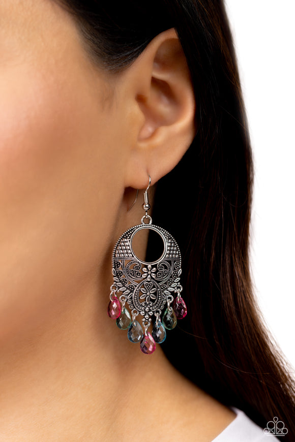 Prismatically Prairie - Multi Earrings - Paparazzi Accessories