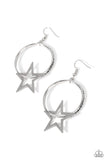 superstar-showcase-silver-earrings-paparazzi-accessories